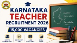 karnataka teacher recruitment 2026